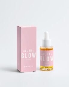 ansigtsolie til tør hud med naturlig glød – All In & Glow Face Oil